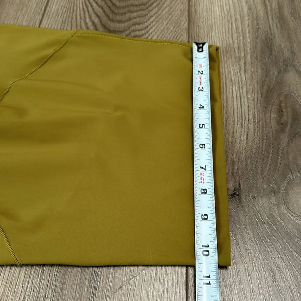 Hoi Bo High Top Chartreuse Green Super High Rise Leggings‎ Size XS - Image 6