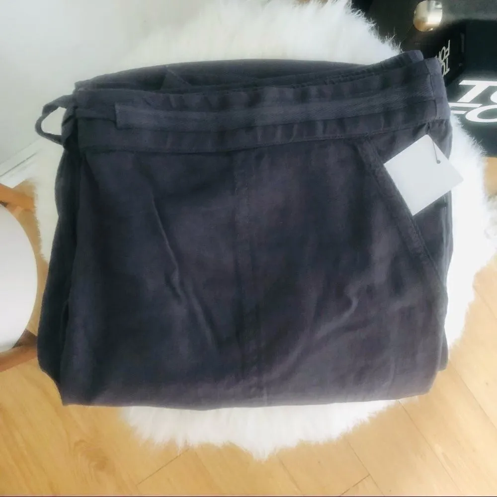 Caslon‎ Solid Linen Blend Pants,  Lightweight Adjustable Waist, COMFY, 1X, Gray, - Image 7