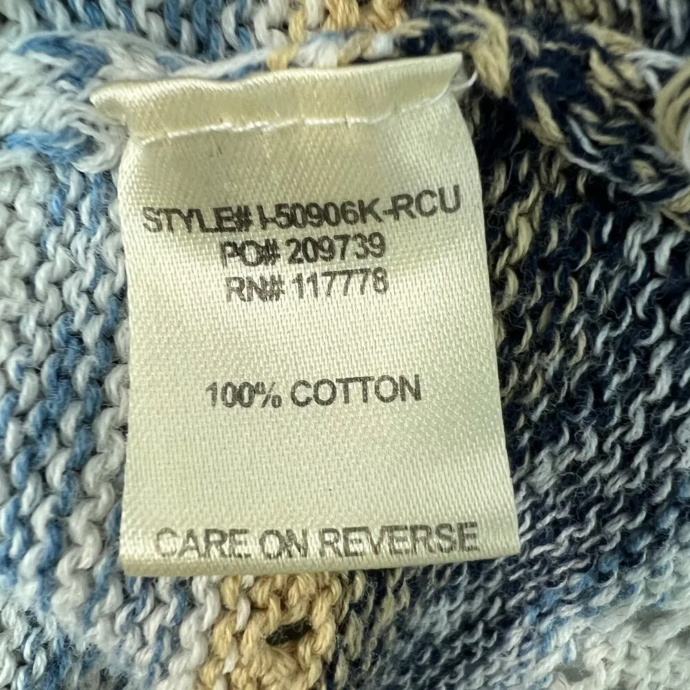 Lovestitch Oversized Knit Womens Sweater S/M Bohemian Hippie Coastal Gardecore - Image 10