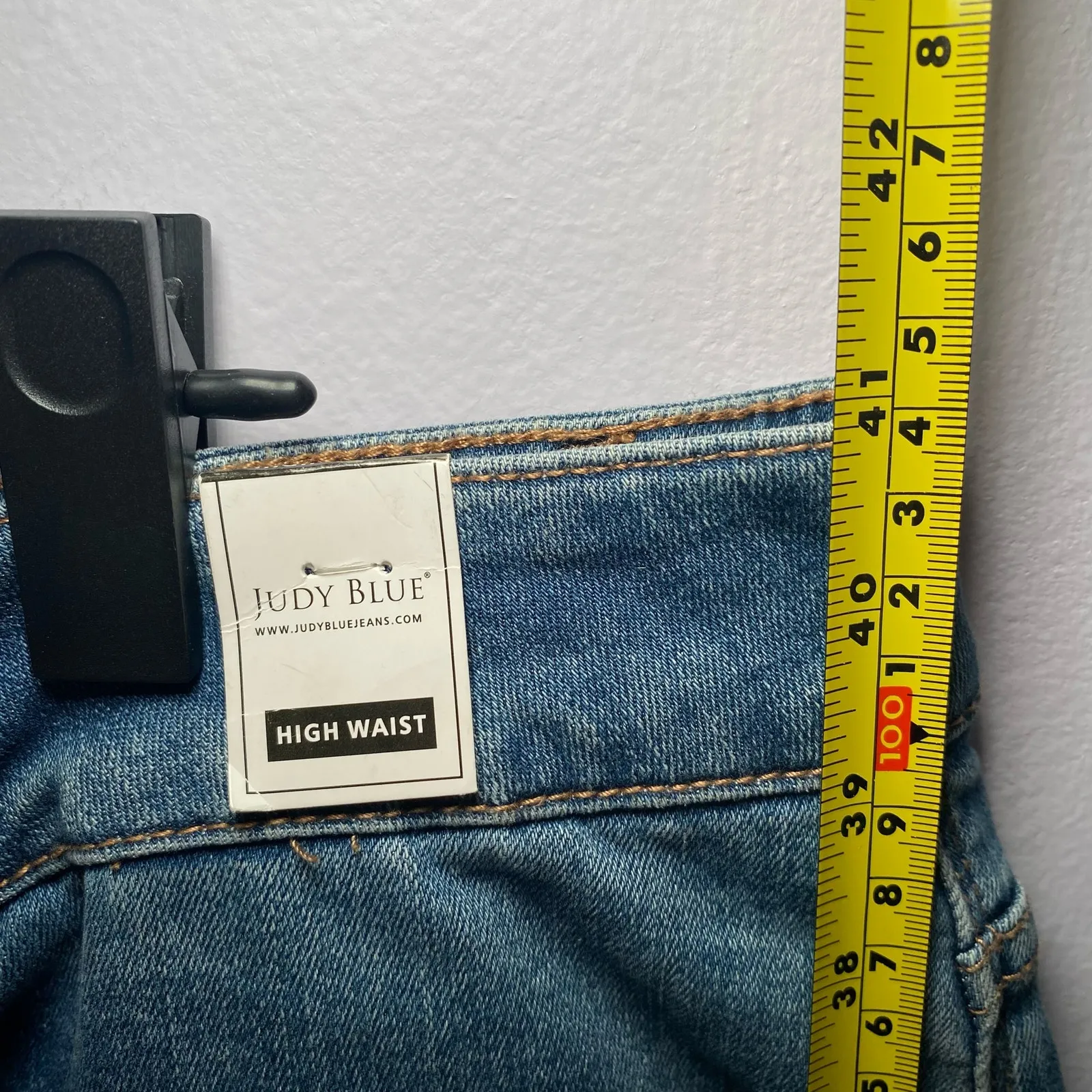 NWT Judy Blue Slim Fit Medium Wash Curvy Stretchy Jeans Women's size 22W - Image 7