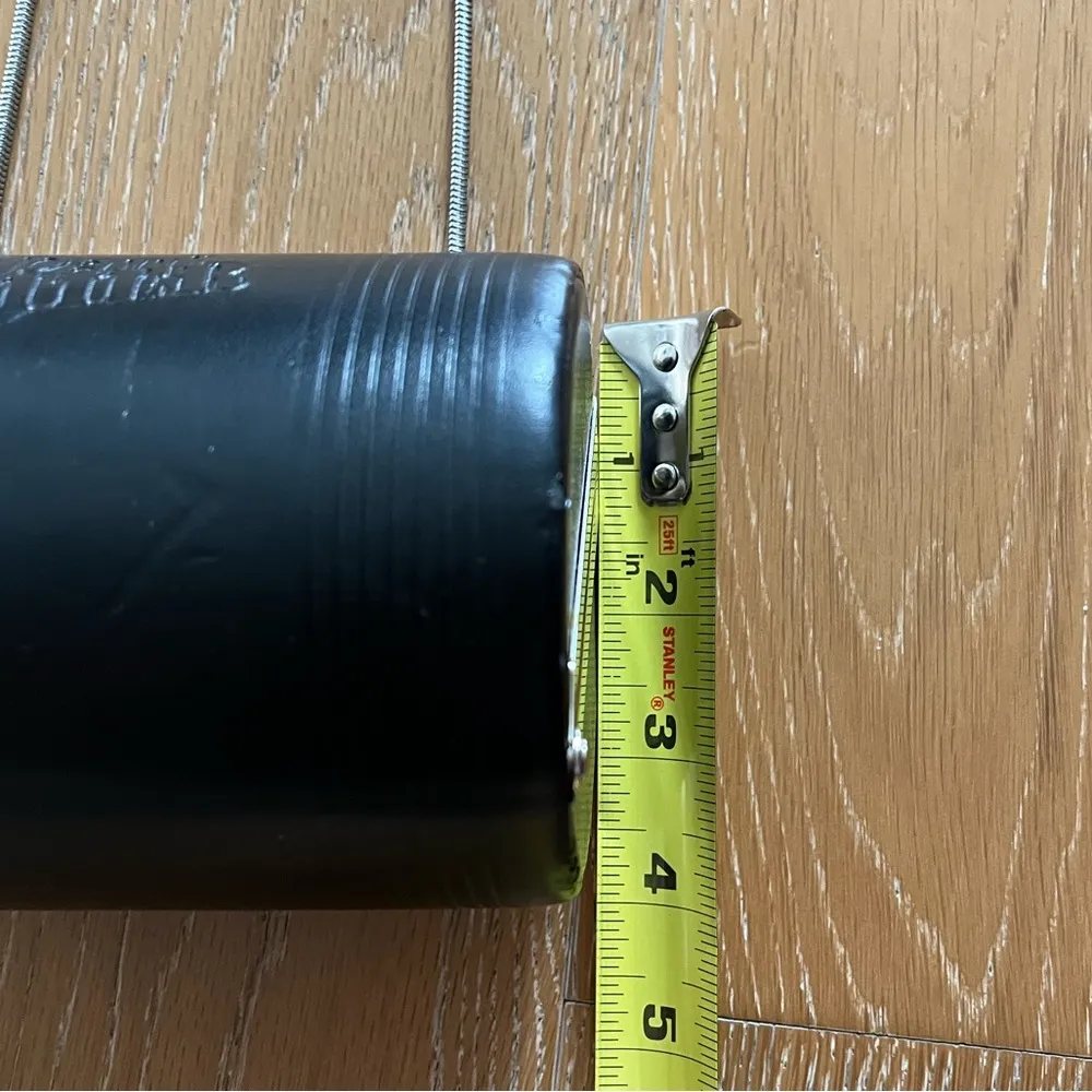 Jean Paul Gaultier black cylinder cross body bag faux leather used - Image 11