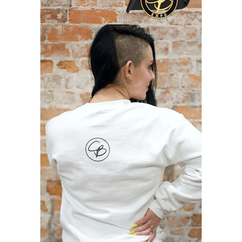 𝅺NWOT Celestial Bodiez Street collection this fuckin guy unisex sweatshirt size White - Image 3