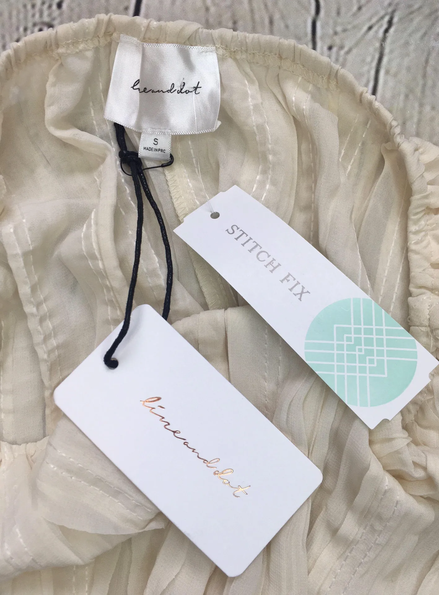 Line & Dot Ivory Janet Top NWT! - Image 10