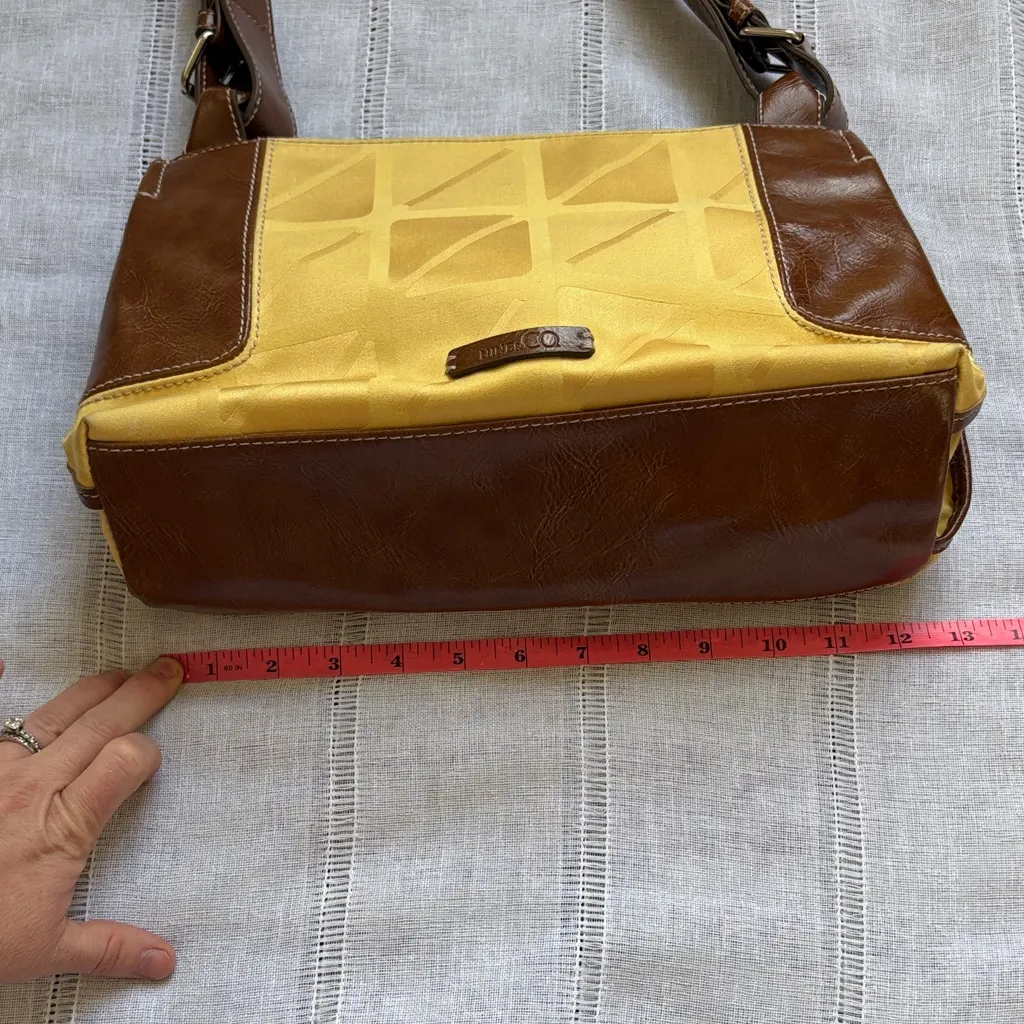 Nine & Co. Satin fabric Mono Logo Handbag - Image 14