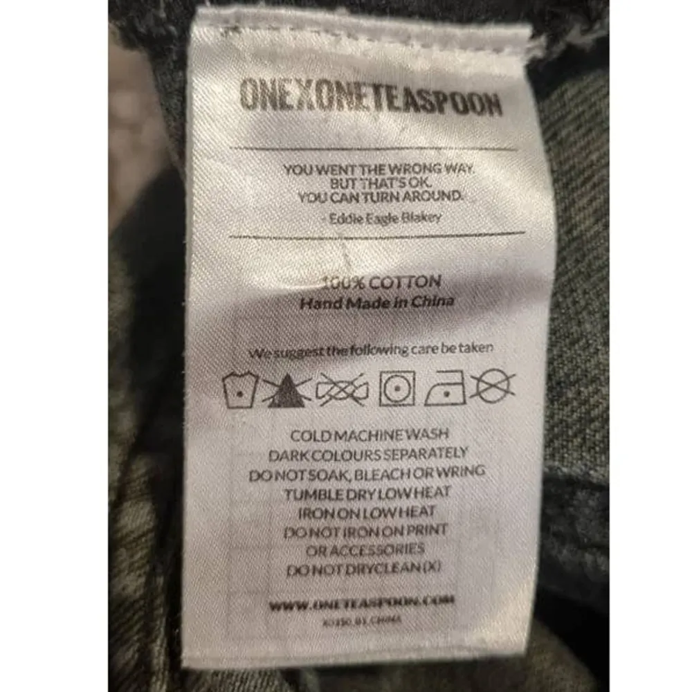 One Teaspoon x Free People Bandits Button Fly Shorts Size 27 - Image 8