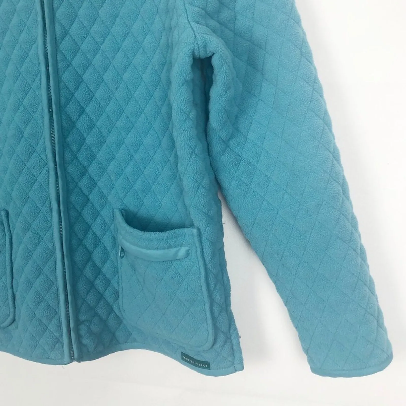 Columbia Women's Long Sleeve Blue Quilted Jacket Size Medium - Image 4