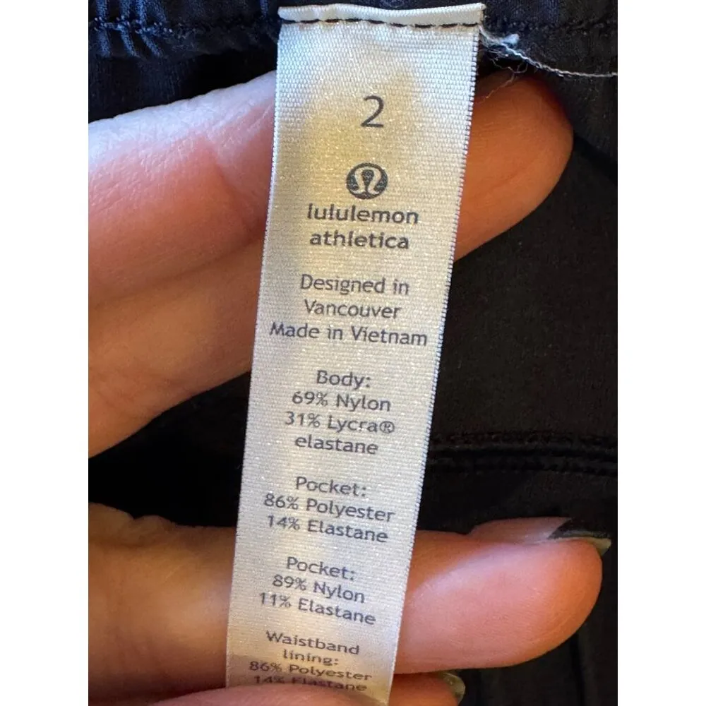 Lululemon Pants Women 2 Navy Blue On The Fly Pants Athleisure Athletic Outdoor - Image 9