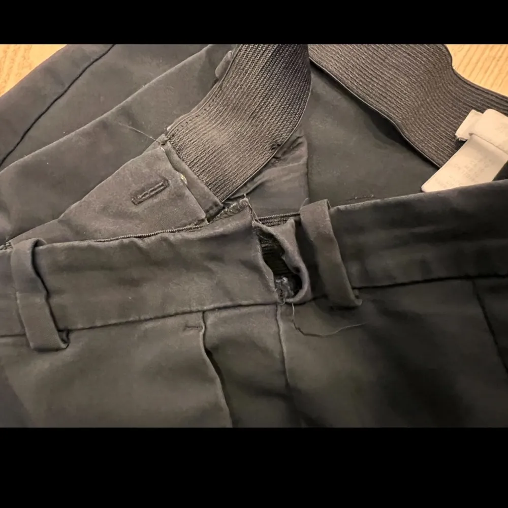 Women navy H&M ankle length dress Pants slacks - Image 3