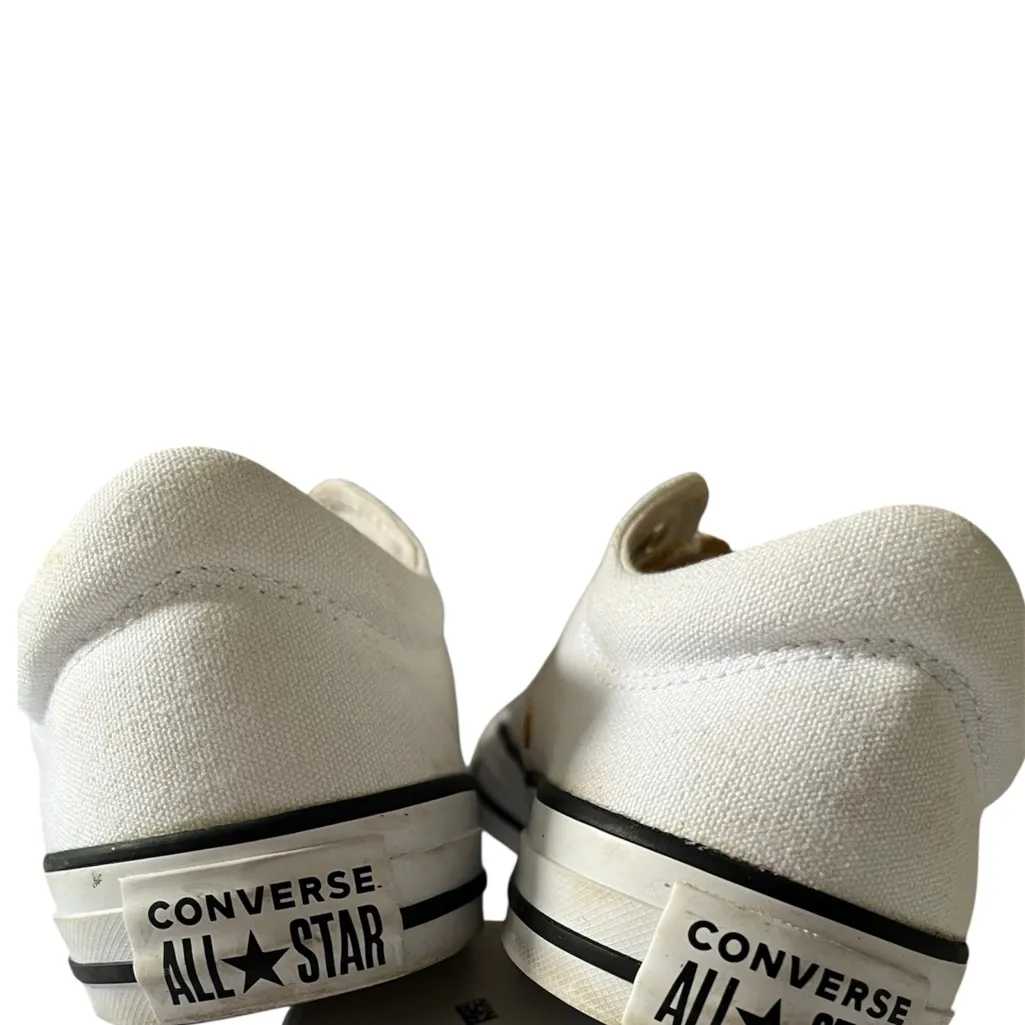 Converse Women's White Gold detail Glitter tongues & laces COMFORTABLE ONES - Image 6