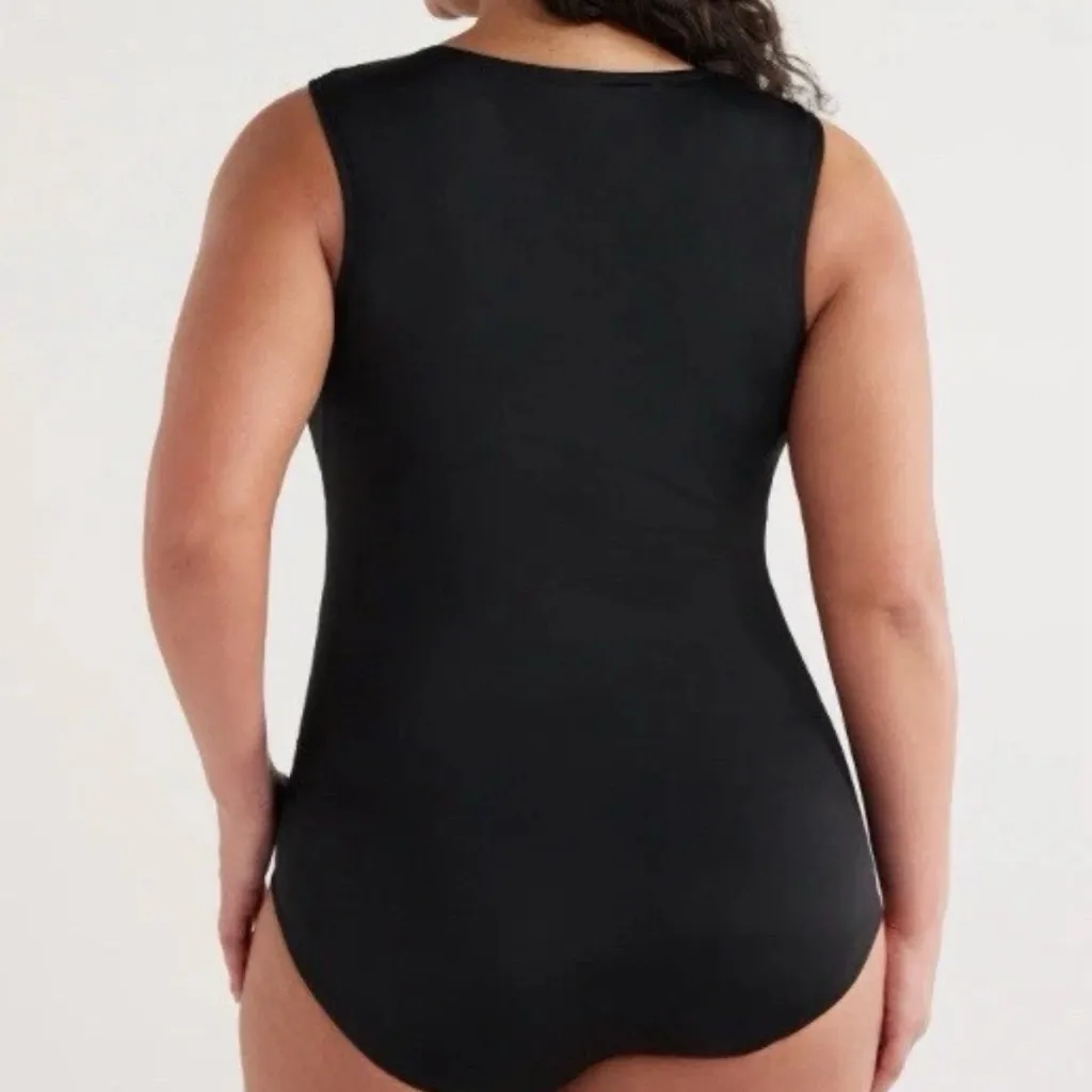 Embrace Your Curves Miraclesuit Brand XL Black Amelia O Ring 1 Piece Swimsuit - Image 2