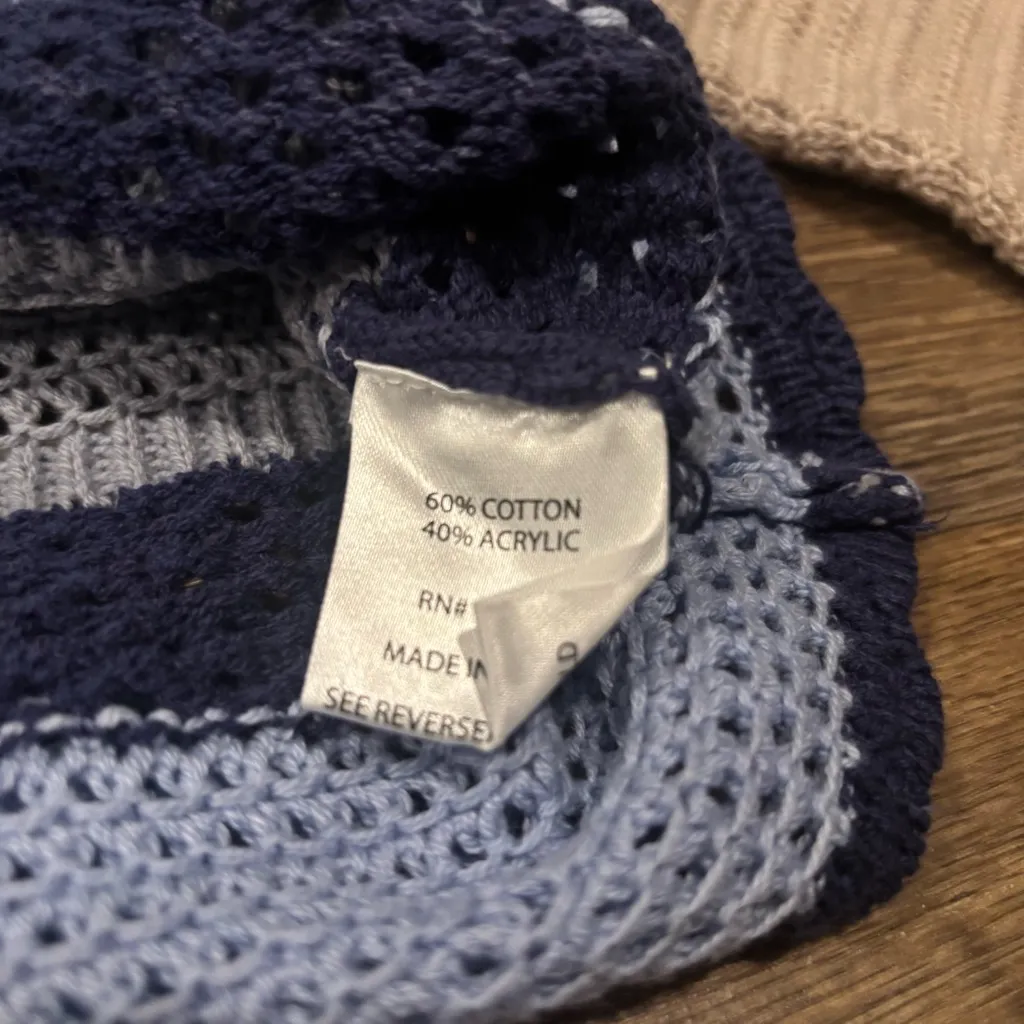 NWT Altar’d State Jeanne Cropped Pullover Sweater Cozy Knit Crochet Boho Medium - Image 6