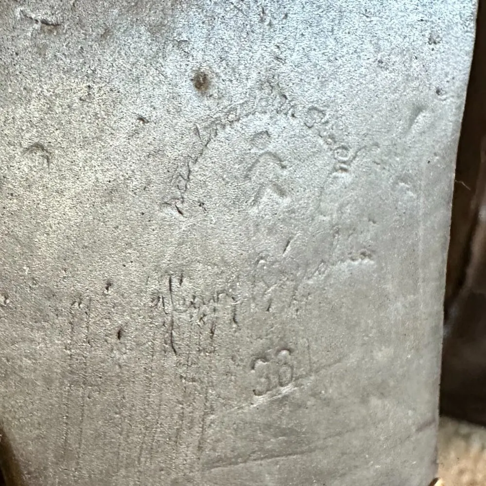 Henry Beguelin Brown Leather Boots Tall Shaft Buckle Luxury Size 36 EU 6 US - Image 14