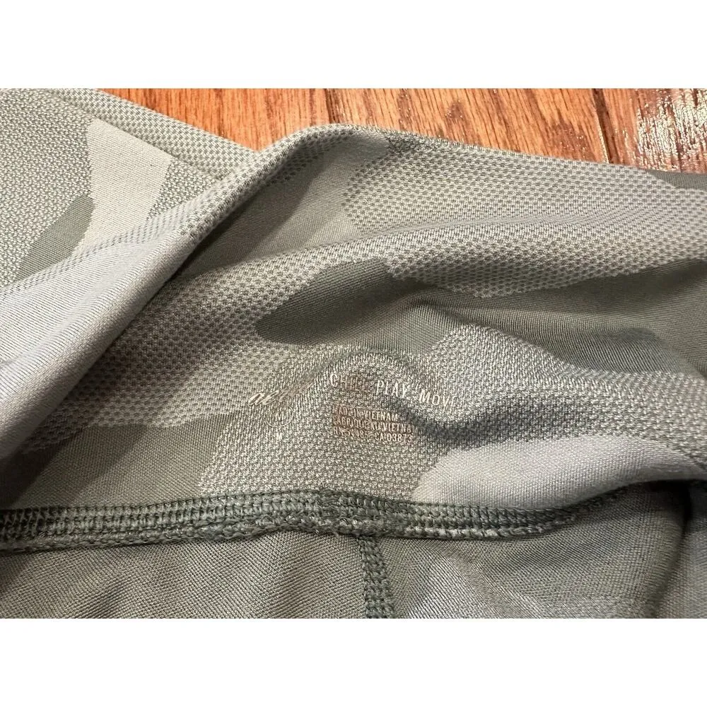 Aerie Green Camo Leggings Medium M - Image 5