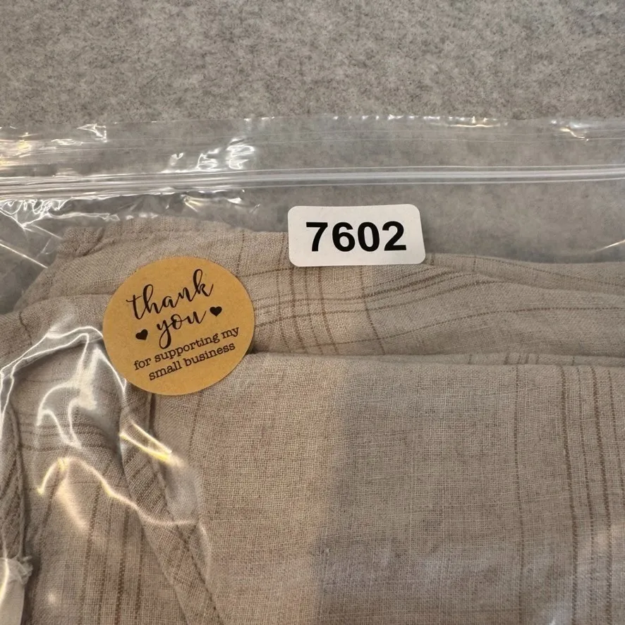 Eileen Fisher Minimalist Tunic Womens 2X Tan Organic Linen Nautical Grannycore - Image 13