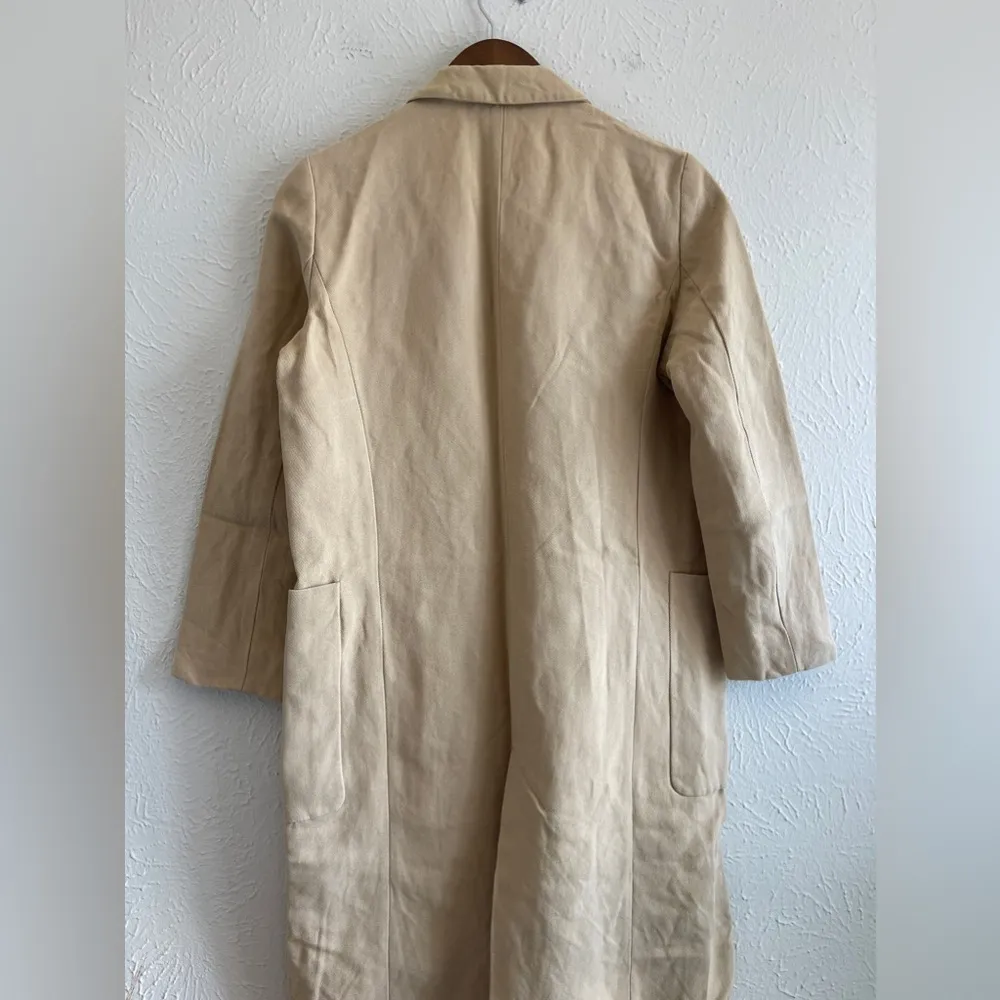 Women Double Breasted Coat Size M - Image 3