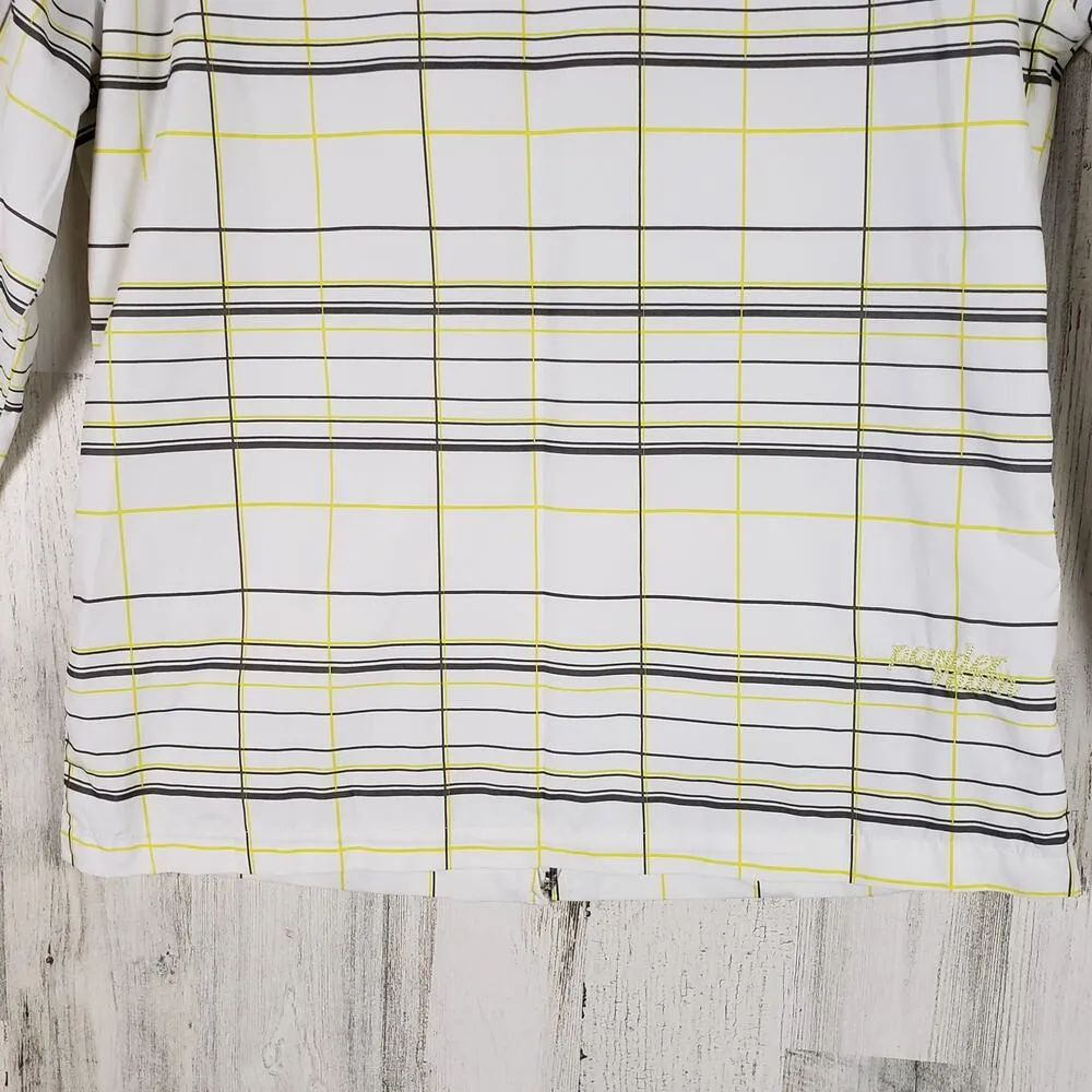 Powder Room Lightweight Full Zip Hooded Windbreaker Jacket Women's Size Medium White - Image 11