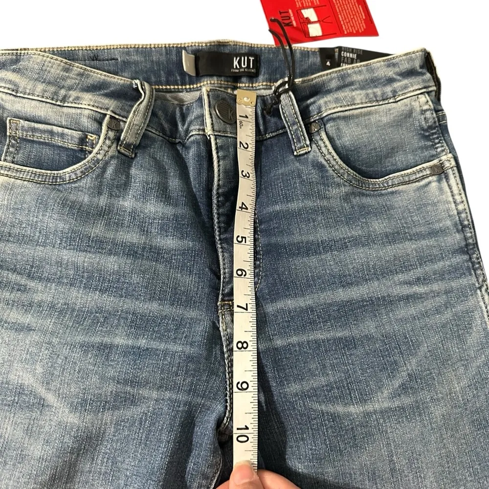 Kut From the Kloth Connie Jeans Hight rise Fab Ab Skinny ankle size 4, nwt - Image 4