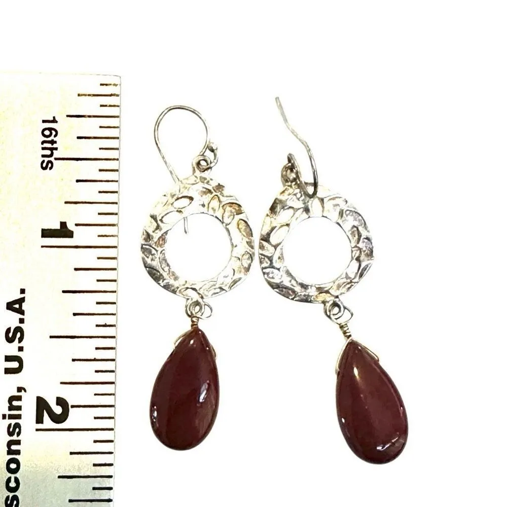 LUC 925 Sterling Silver Lucas Lameth Dangle Drop Earrings - Image 8