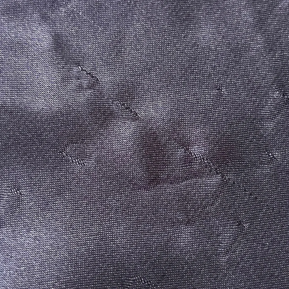 Morgan Taylor Teddy Nightdown Mini Dress Womens Navy Satin Embroidered L Party - Image 8