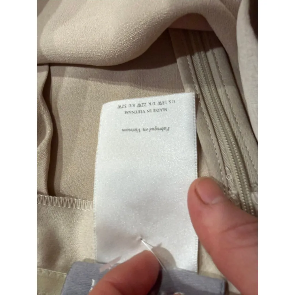 BHLDN Ivory Halter Maxi Dress Wedding Bridal Formal Gown New With Tags - Image 8