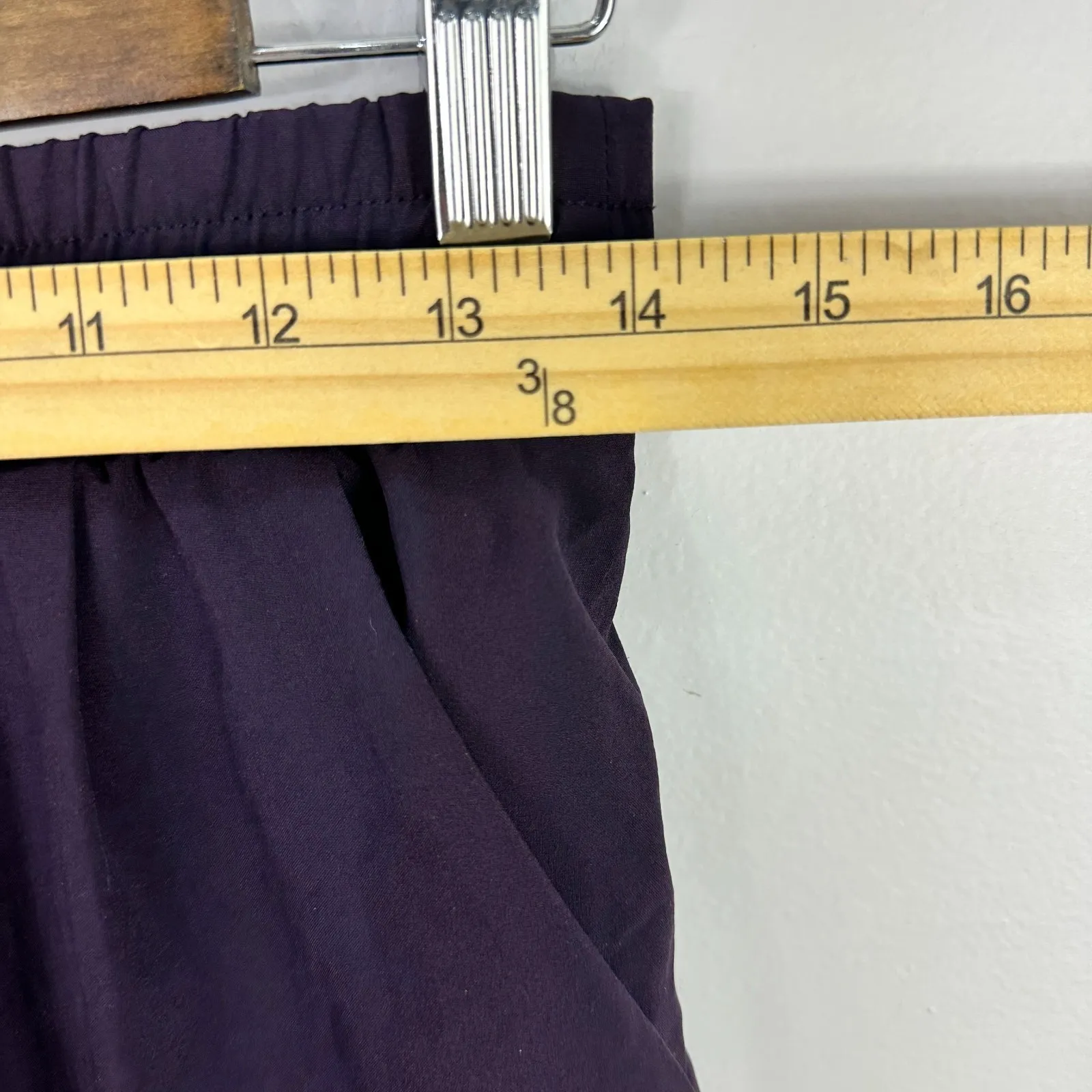 GapFit Shorts XS Purple Athletic‎ Drawstring Lined Pockets Active Running Gym - Image 2