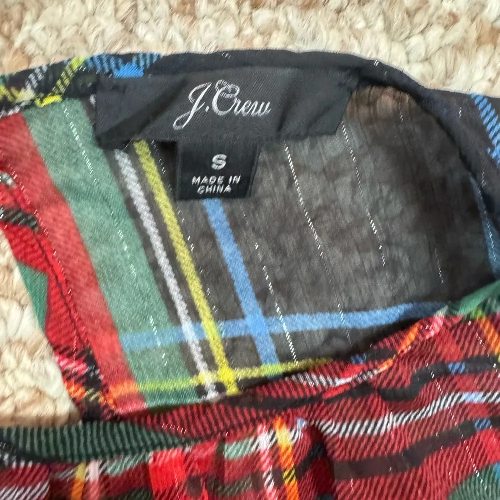 J Crew Cinched-waist dress in Stewart tartan Size small. A9 - Image 15