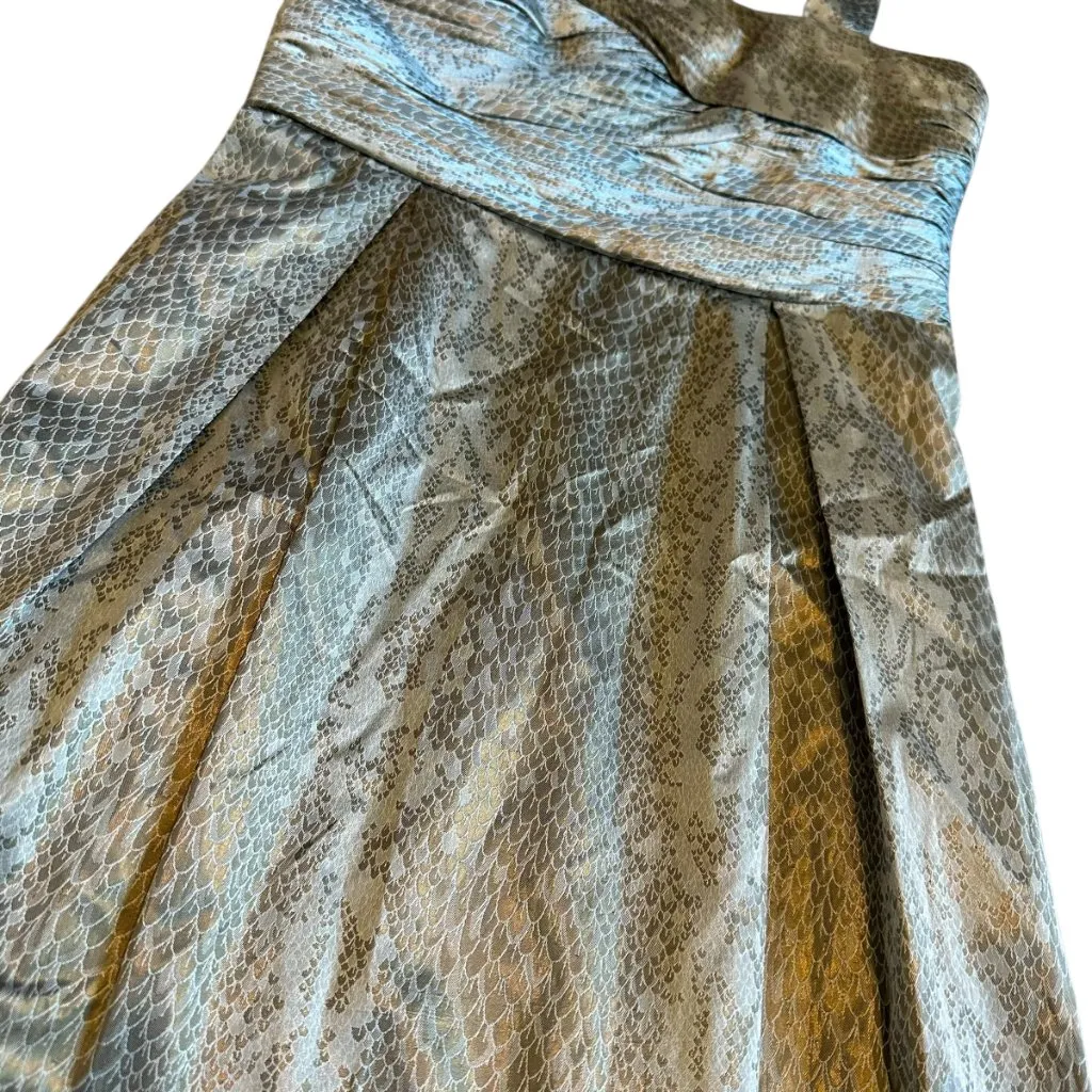 Diane Von Furstenberg DVF Treenie Snake Print Mini Dress Silk Size 6 Women's - Image 7