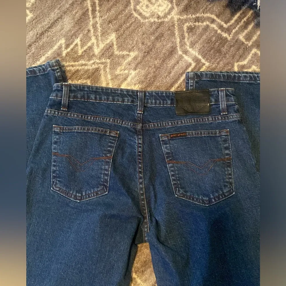 Vintage Women’s Harley Davidson Bootcut Jeans Blue Size 12 - Image 4