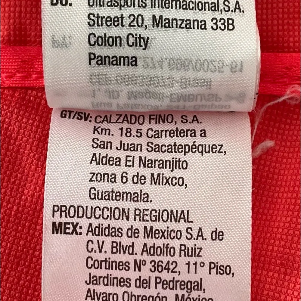 Adidas orange coral hooded lined full zip nylon logo pockets windbreaker, size M - Image 11