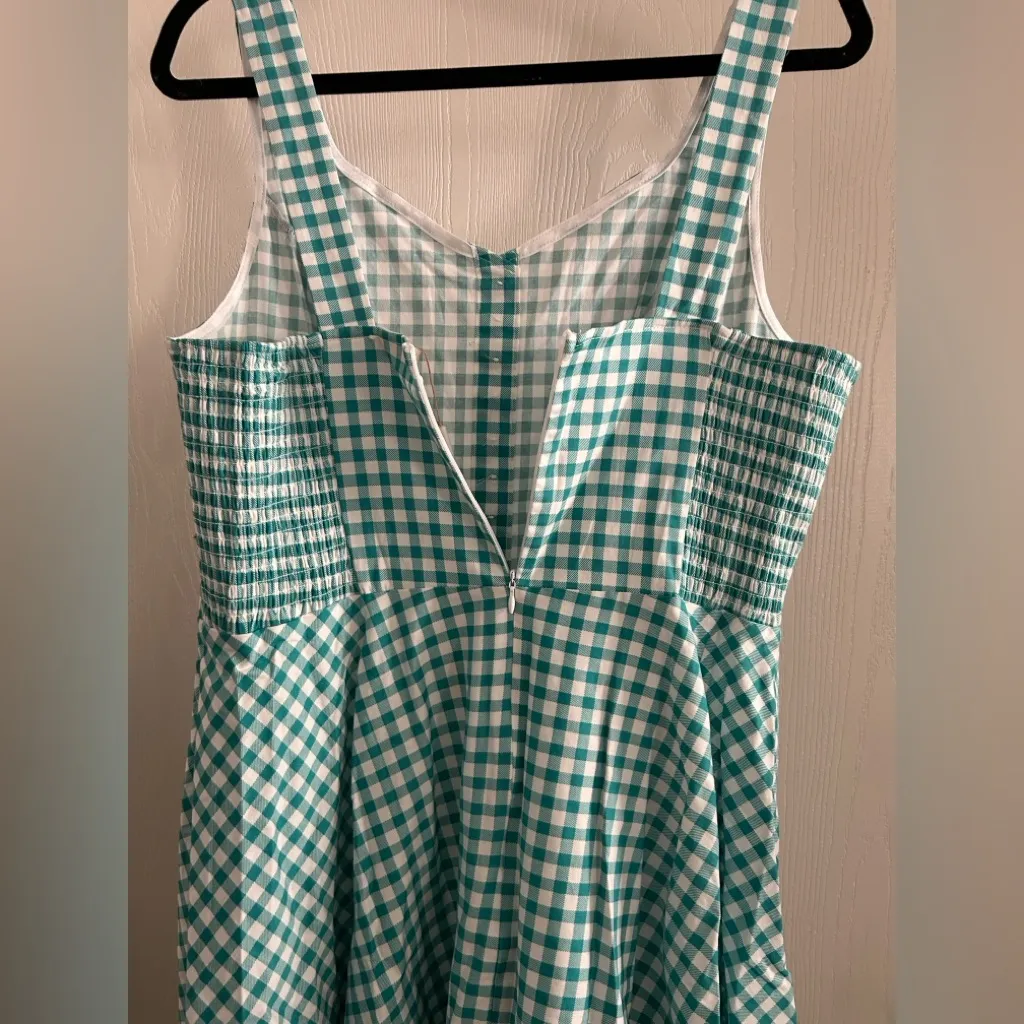 Belle Pogue Pinup 70s Sun Dress NWT 2XL Green Size XXL - Image 4
