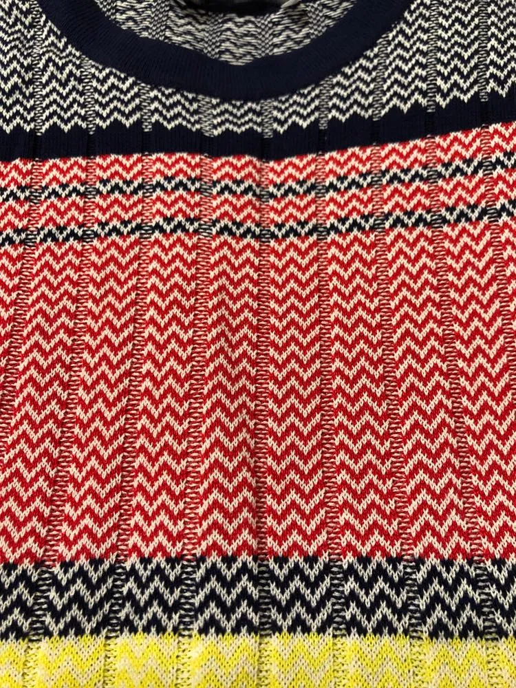 Lucy Paris Knit Color Block Crop Top Tank  - Image 3