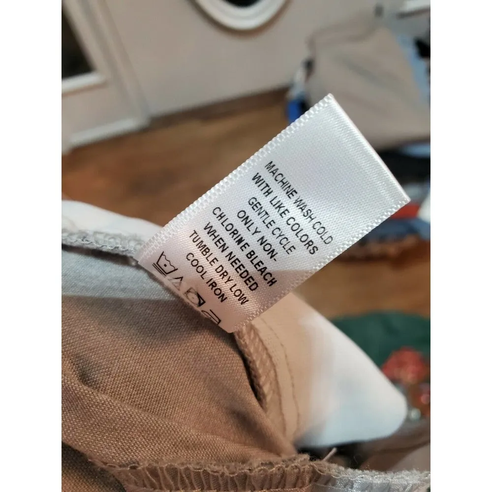 Counterparts Women's Solid Gray Polyester Mid Rise Straight Leg Dress Pant 12 - Image 10