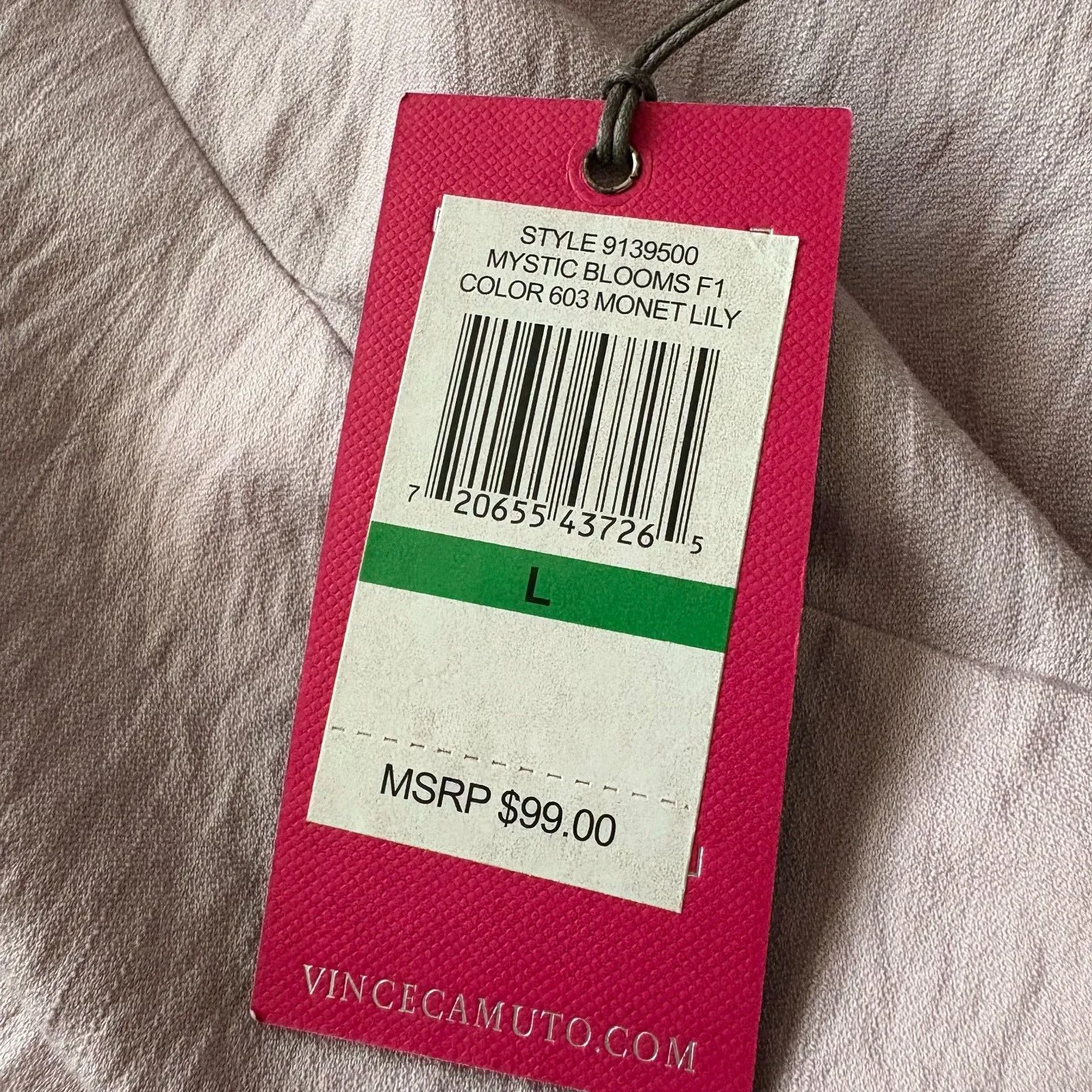 NWT Vince‎ Camuto Tie Front Blazer Pastel Lavender Business Casual Size Large - Image 4