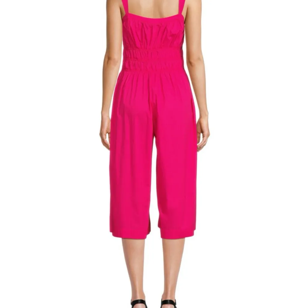 Pinko Vibrant Pink Jumpsuit with Flowing Silhouette Size IT 42 Italy size - Image 2