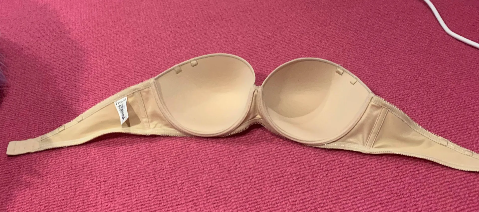 Idol Underwire Balconette Bra (strapless) Tan Size 34 plus - Image 3