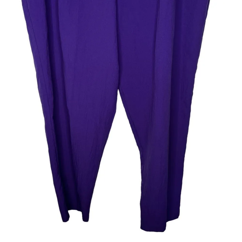 Vintage Teddi‎ Sport Pantsuit Purple Size M - Image 12