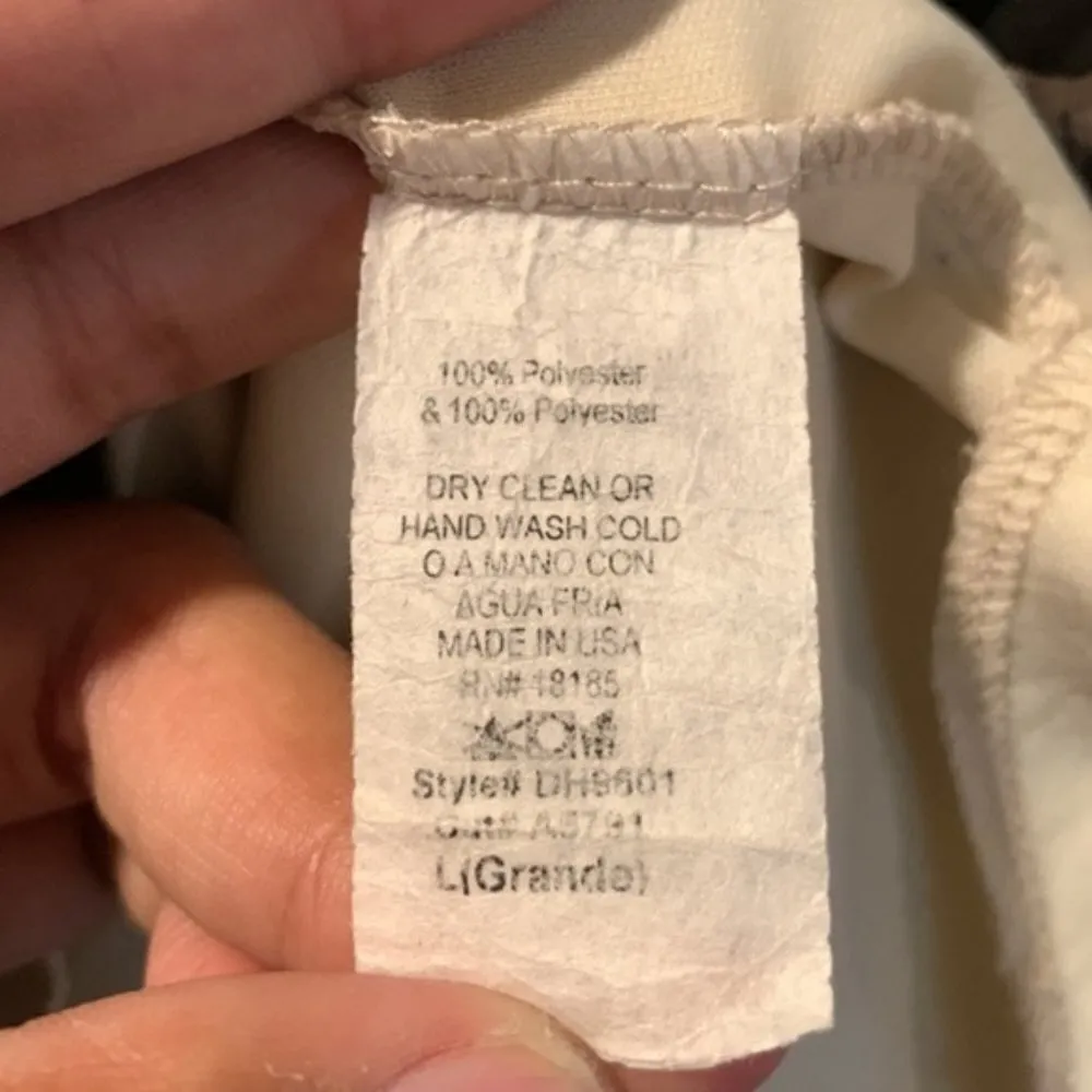 Audrey Spaghetti Strap Brown Floral Anthro Boho Size Large EUC #4781 - Image 7