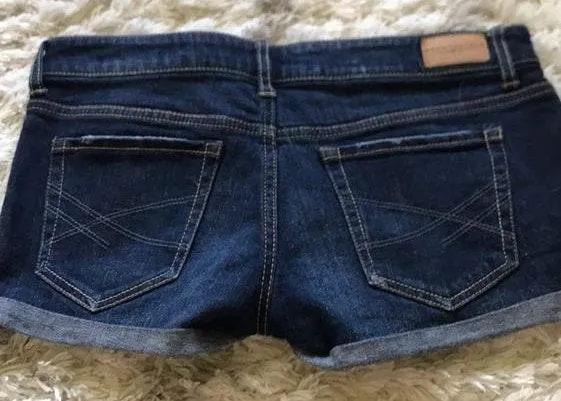 Aeropostale Distressed Denim Shorty Shorts - Image 2
