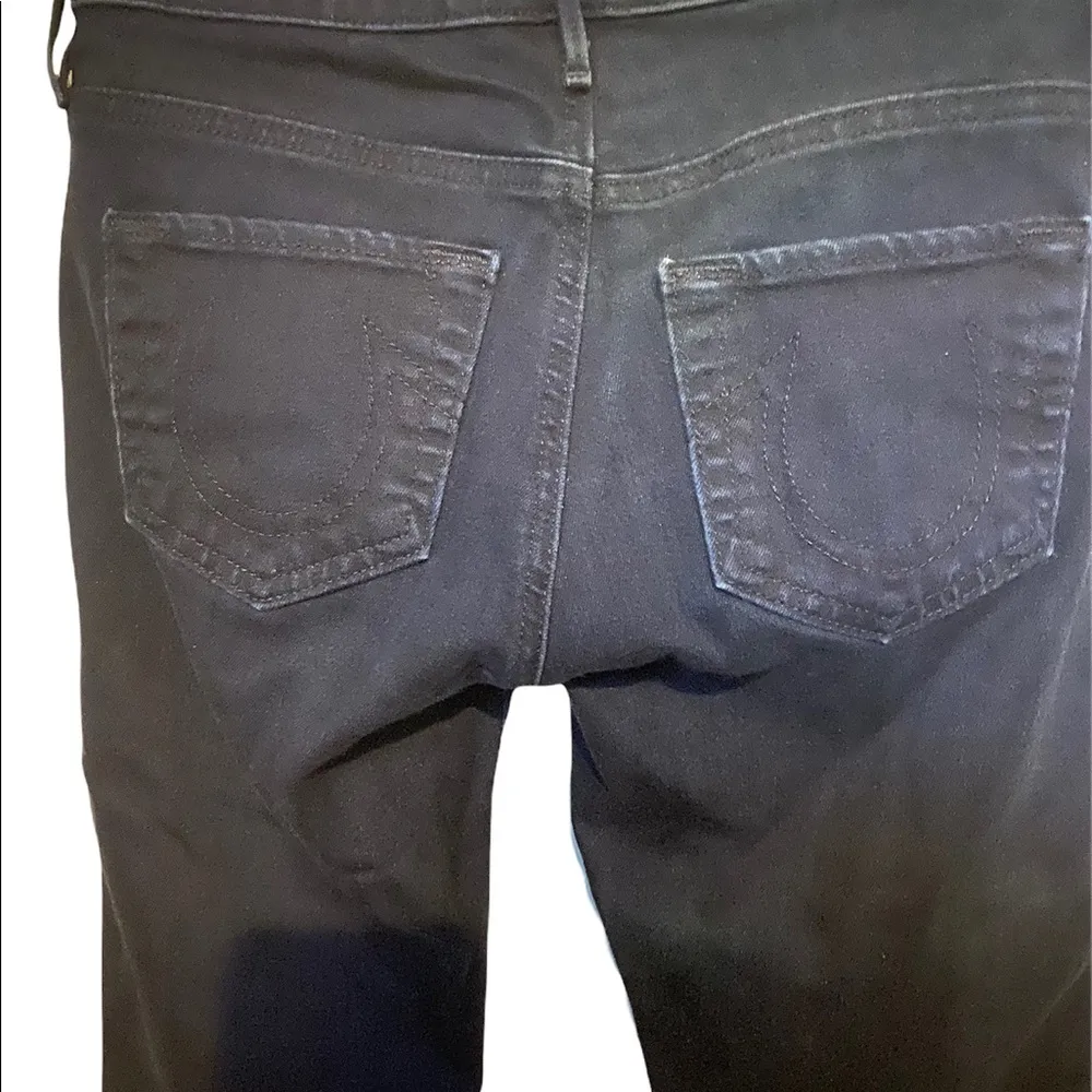 Joan Smalls X True Religion indigo flare jeans 25. - Image 5