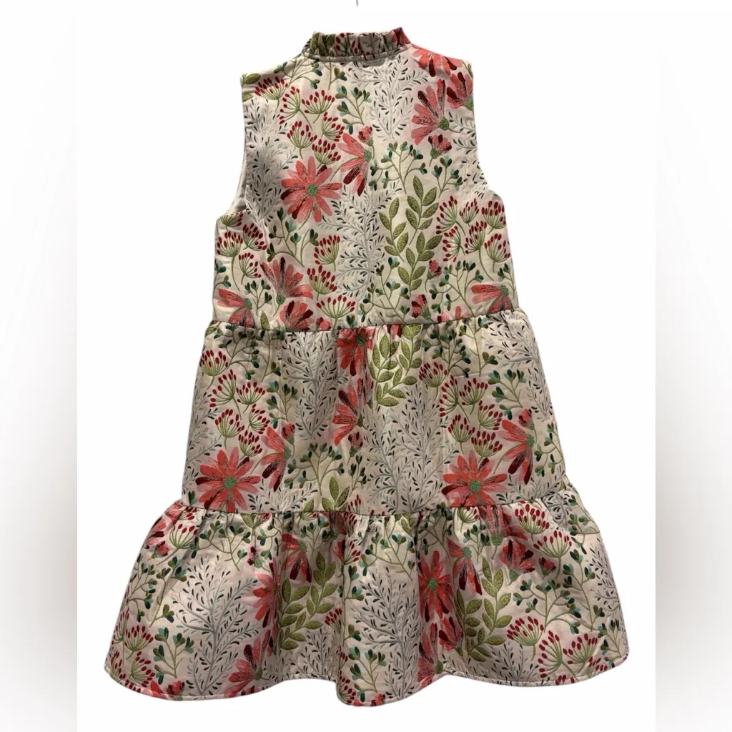 NWT THML Maci Embroidered Floral Mini Party Dress Size XS Whimsical Forest Fairy - Image 2