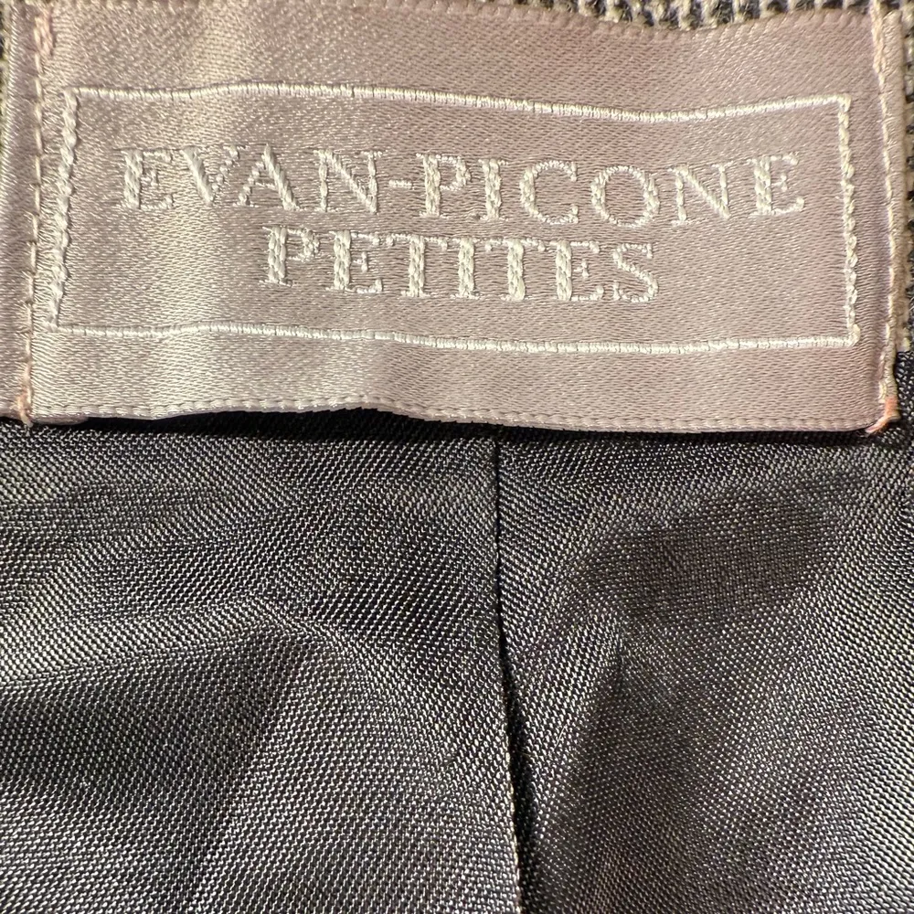 Evan Picone Petites Black and White Houndstooth Blazer - Image 6