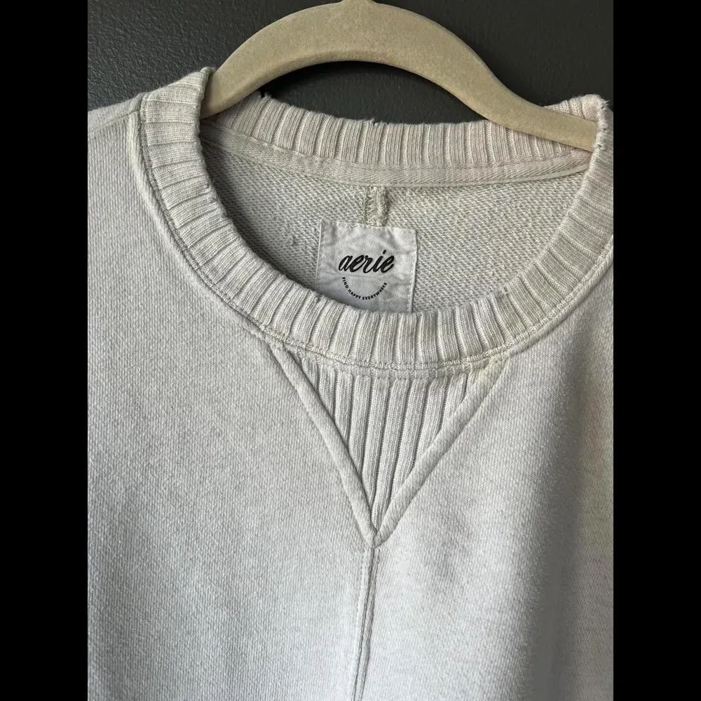 Aerie Cozy Crew Neck Sweatshirt size S/P - Image 3