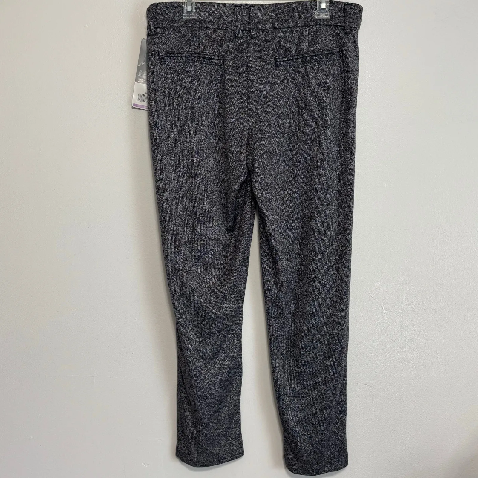 Lee Riders Gray Slim Fit Ankle Knit Dress Trousers NWT Size 14M - Image 2