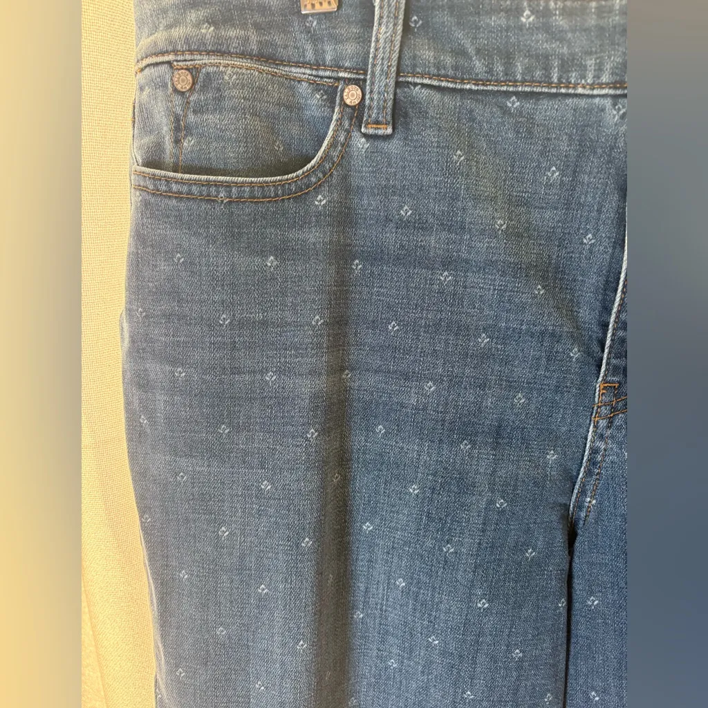 NEW Talbots Slim Ankle Jeans‎ Tulip Print Size 16 Petite NWT 457 - Image 4