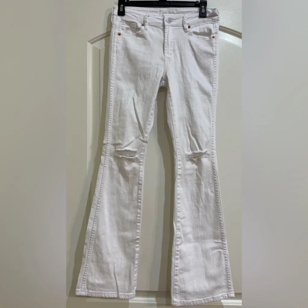 Dear John Women's White Flare JAXTYN Jeans - Image 2