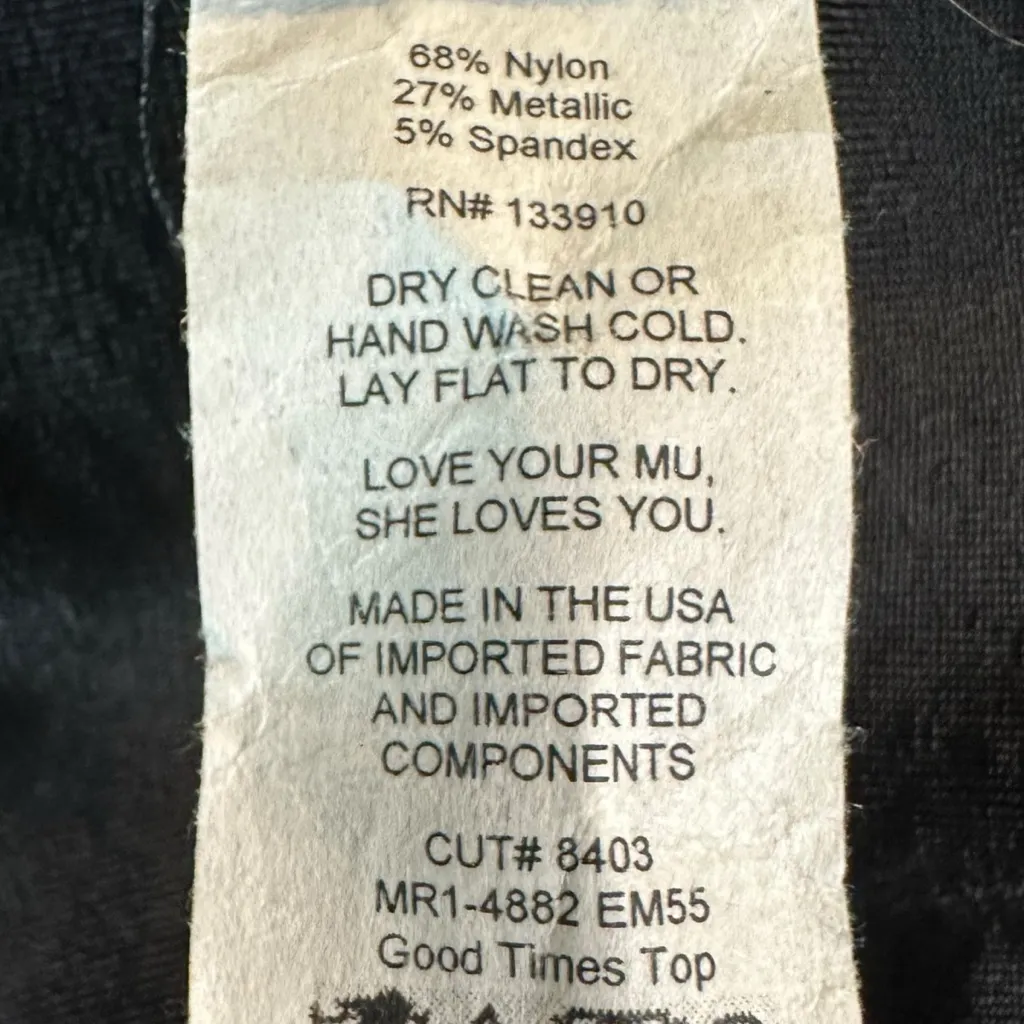 Show Me Your Mumu Good Times Top in Emerald Shimmy Shine Green Small Metallic - Image 7