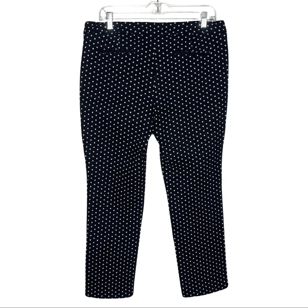 1901 Pants‎ Women 4 Black White Polka Dot Crop Trouser Business Office Feminine - Image 2