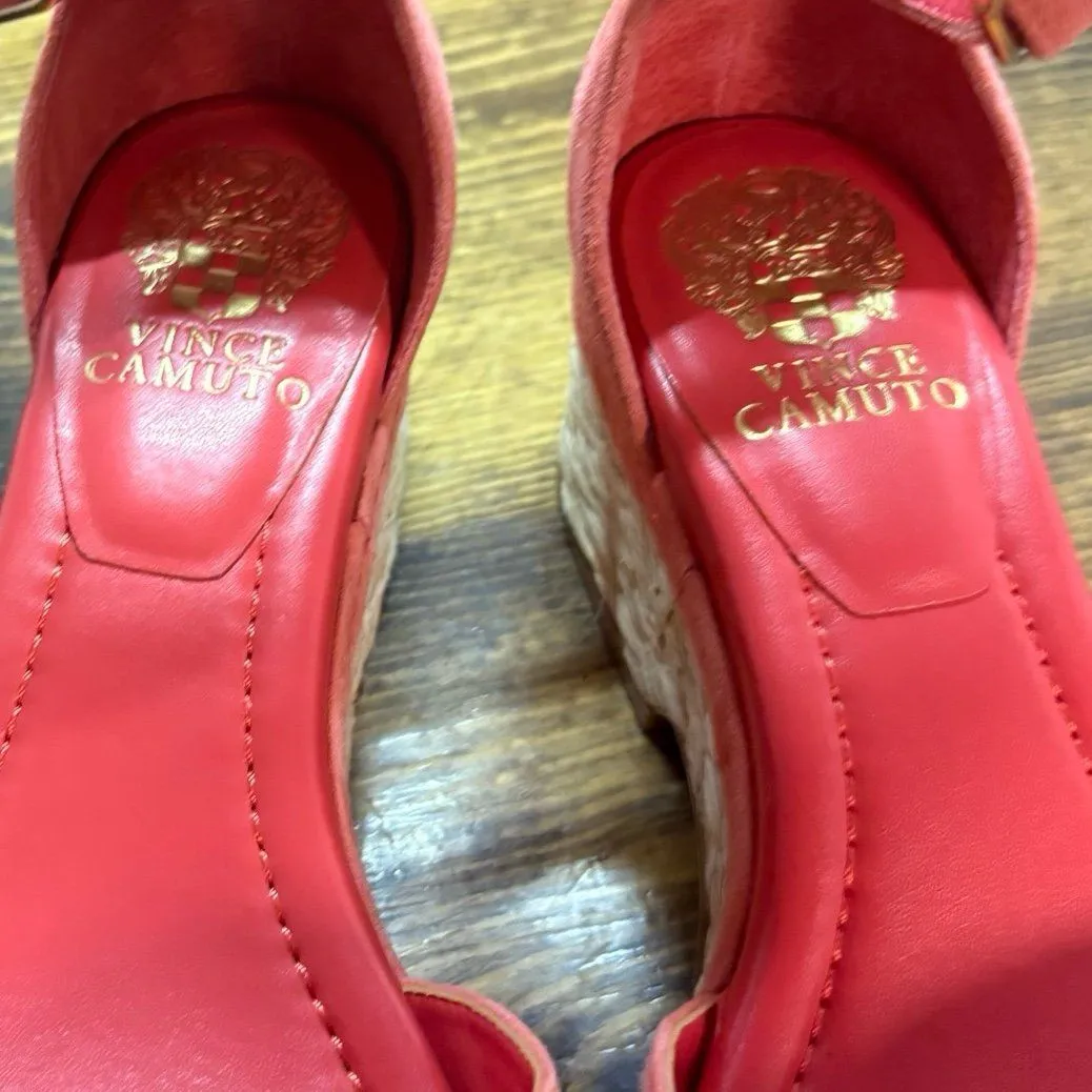 Vince Camuto ‎ Coral Platform Sandals Size 8.5W - Image 5