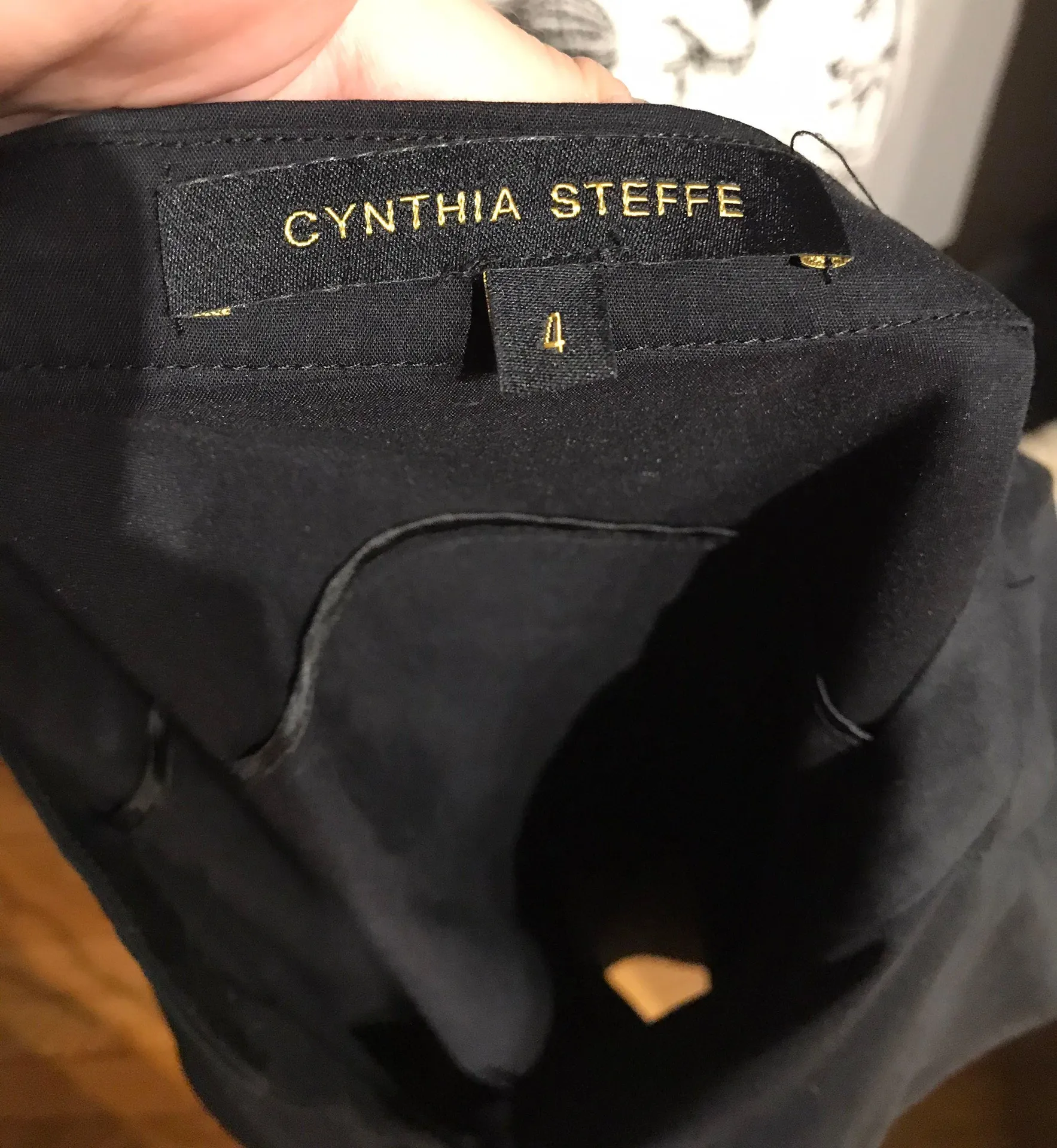 Knot Twist Bodice Shift Sheath Little Black Dress  - Image 8