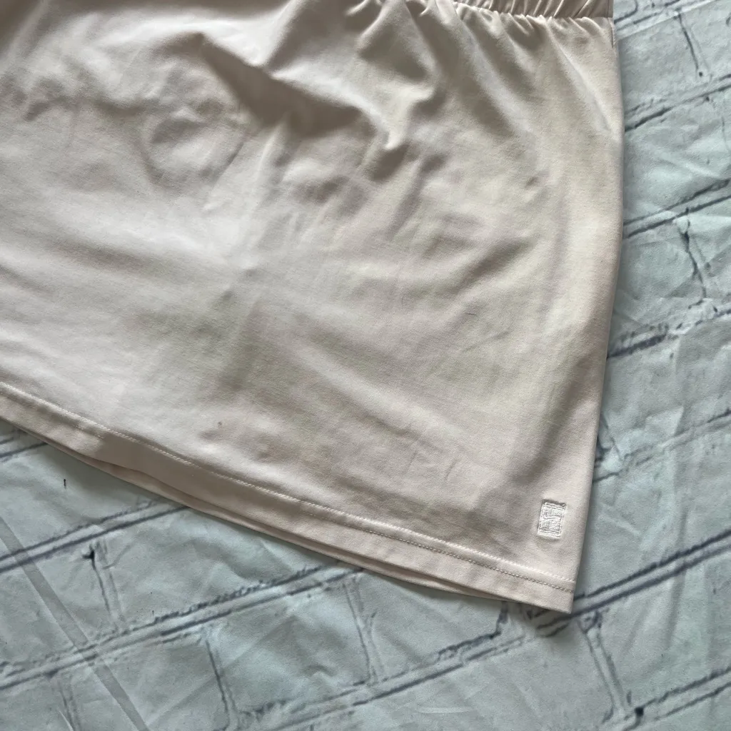 Nike Dri-FIT Peach Beige Tennis Mini  Skirt Women’s Small Elastic Waist Athletic - Image 2